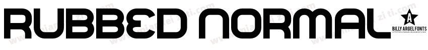 Rubbed Normal字体转换